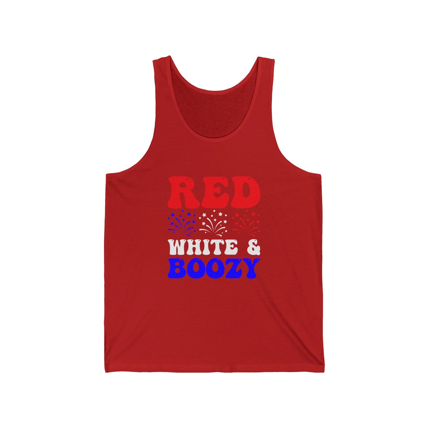 Red White & Boozy Tank Top