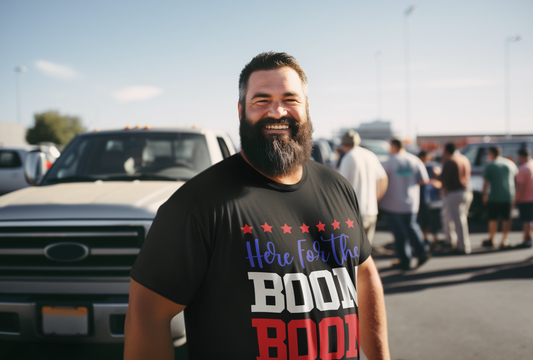 Here For The Boom Boom T-Shirt